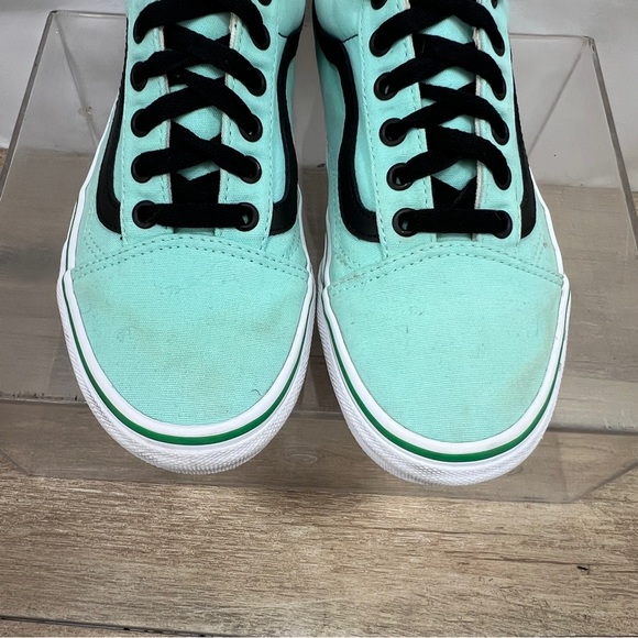 VANS OLD SKOOL Skate Shoes Mint Black WHITE (VN0007NTH7O) Women’s 7.5 - Picture 4 of 8